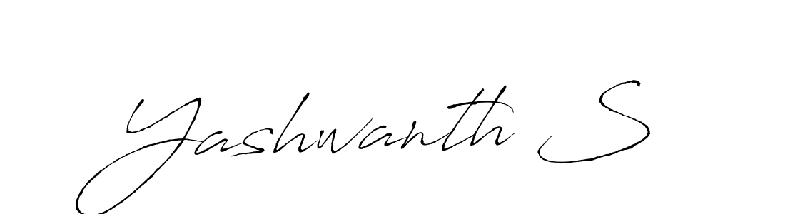 Yashwanth S stylish signature style. Best Handwritten Sign (Antro_Vectra) for my name. Handwritten Signature Collection Ideas for my name Yashwanth S. Yashwanth S signature style 6 images and pictures png