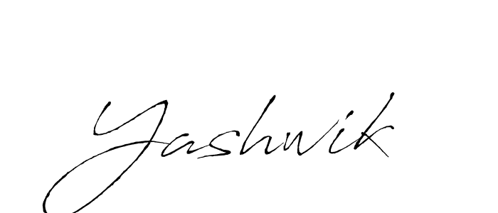 Design your own signature with our free online signature maker. With this signature software, you can create a handwritten (Antro_Vectra) signature for name Yashwik. Yashwik signature style 6 images and pictures png