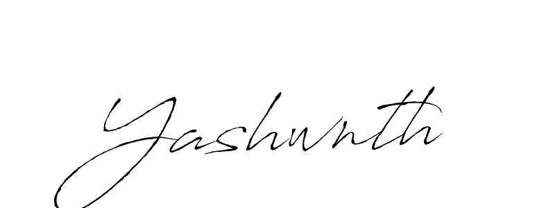 Also we have Yashwnth name is the best signature style. Create professional handwritten signature collection using Antro_Vectra autograph style. Yashwnth signature style 6 images and pictures png