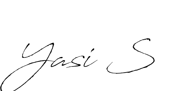 How to make Yasi S name signature. Use Antro_Vectra style for creating short signs online. This is the latest handwritten sign. Yasi S signature style 6 images and pictures png
