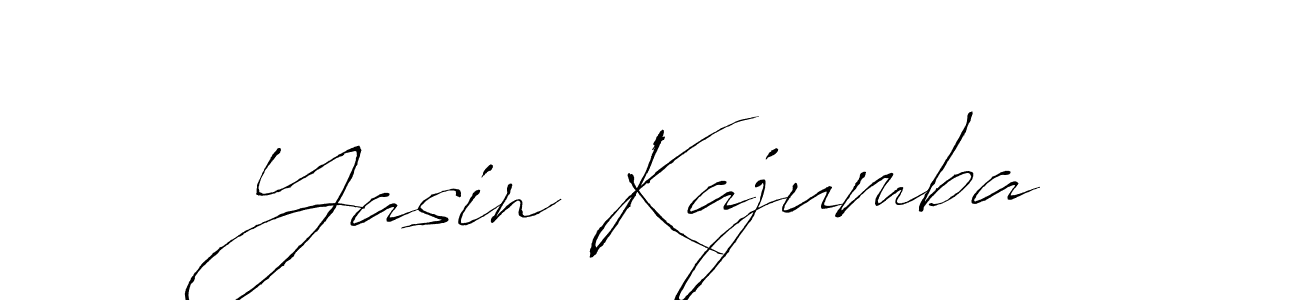 Also we have Yasin Kajumba name is the best signature style. Create professional handwritten signature collection using Antro_Vectra autograph style. Yasin Kajumba signature style 6 images and pictures png