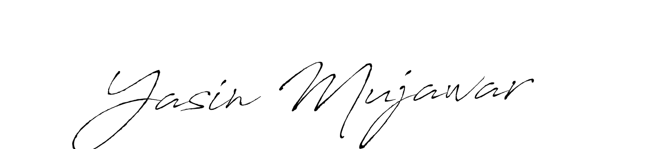 Design your own signature with our free online signature maker. With this signature software, you can create a handwritten (Antro_Vectra) signature for name Yasin Mujawar. Yasin Mujawar signature style 6 images and pictures png