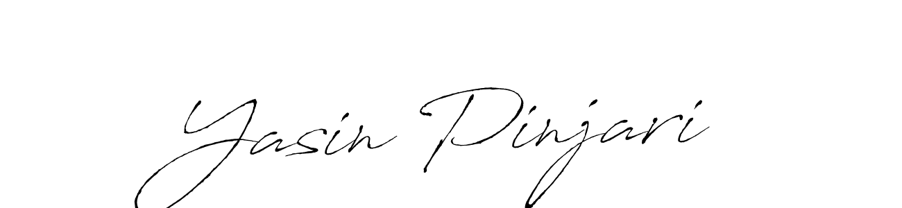 Design your own signature with our free online signature maker. With this signature software, you can create a handwritten (Antro_Vectra) signature for name Yasin Pinjari. Yasin Pinjari signature style 6 images and pictures png