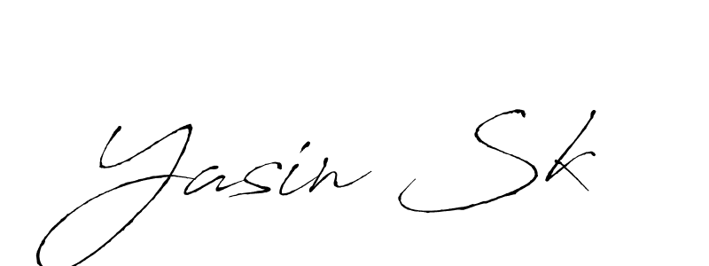 You should practise on your own different ways (Antro_Vectra) to write your name (Yasin Sk) in signature. don't let someone else do it for you. Yasin Sk signature style 6 images and pictures png