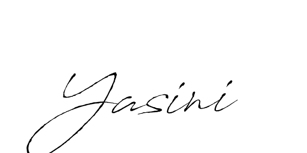 How to make Yasini signature? Antro_Vectra is a professional autograph style. Create handwritten signature for Yasini name. Yasini signature style 6 images and pictures png