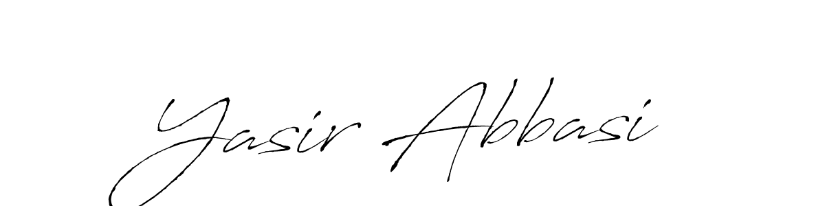 Use a signature maker to create a handwritten signature online. With this signature software, you can design (Antro_Vectra) your own signature for name Yasir Abbasi. Yasir Abbasi signature style 6 images and pictures png