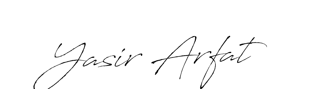 Design your own signature with our free online signature maker. With this signature software, you can create a handwritten (Antro_Vectra) signature for name Yasir Arfat. Yasir Arfat signature style 6 images and pictures png