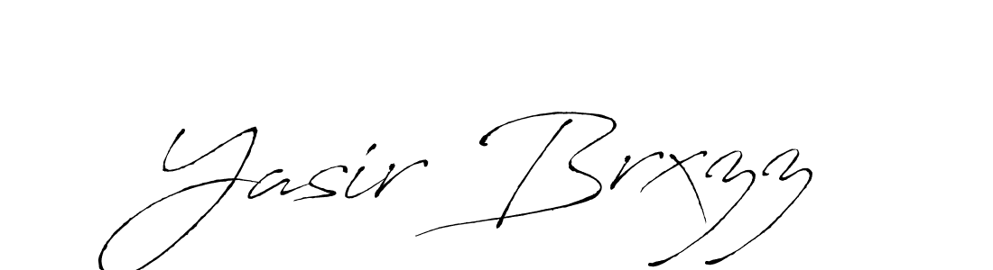 How to make Yasir Brxzz name signature. Use Antro_Vectra style for creating short signs online. This is the latest handwritten sign. Yasir Brxzz signature style 6 images and pictures png
