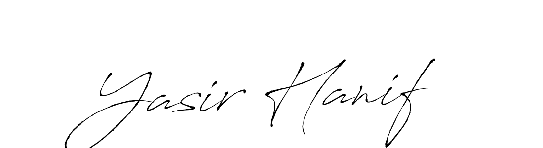 Use a signature maker to create a handwritten signature online. With this signature software, you can design (Antro_Vectra) your own signature for name Yasir Hanif. Yasir Hanif signature style 6 images and pictures png