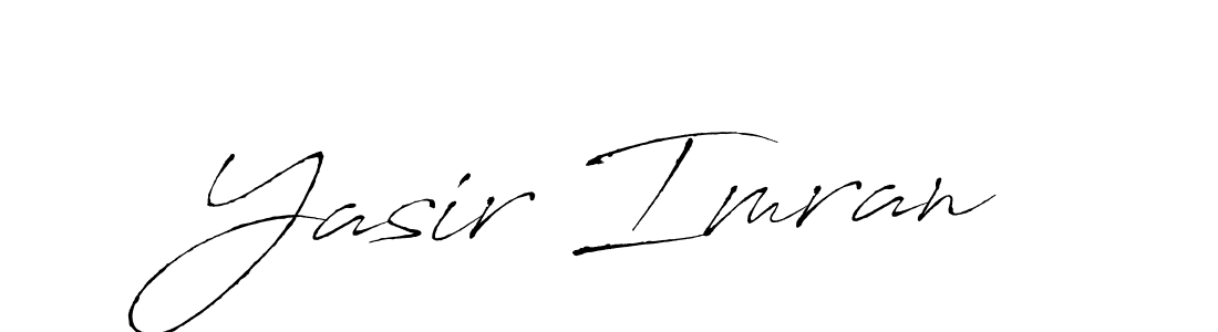 You should practise on your own different ways (Antro_Vectra) to write your name (Yasir Imran) in signature. don't let someone else do it for you. Yasir Imran signature style 6 images and pictures png