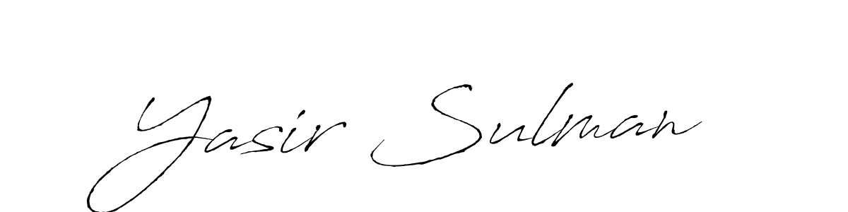 Antro_Vectra is a professional signature style that is perfect for those who want to add a touch of class to their signature. It is also a great choice for those who want to make their signature more unique. Get Yasir Sulman name to fancy signature for free. Yasir Sulman signature style 6 images and pictures png