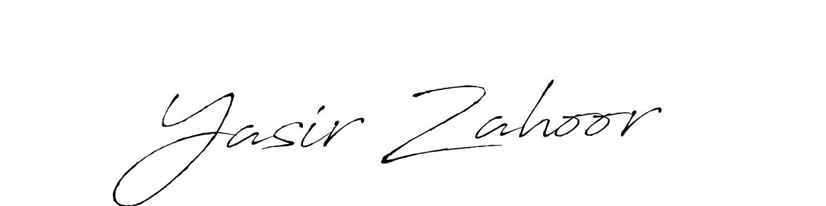 Use a signature maker to create a handwritten signature online. With this signature software, you can design (Antro_Vectra) your own signature for name Yasir Zahoor. Yasir Zahoor signature style 6 images and pictures png