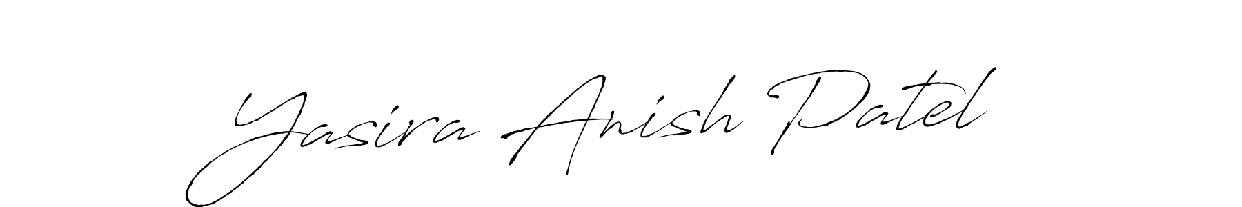 Antro_Vectra is a professional signature style that is perfect for those who want to add a touch of class to their signature. It is also a great choice for those who want to make their signature more unique. Get Yasira Anish Patel name to fancy signature for free. Yasira Anish Patel signature style 6 images and pictures png