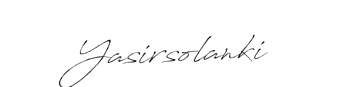 How to make Yasirsolanki signature? Antro_Vectra is a professional autograph style. Create handwritten signature for Yasirsolanki name. Yasirsolanki signature style 6 images and pictures png