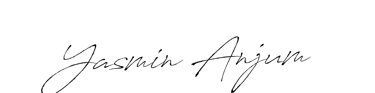 Make a beautiful signature design for name Yasmin Anjum. Use this online signature maker to create a handwritten signature for free. Yasmin Anjum signature style 6 images and pictures png