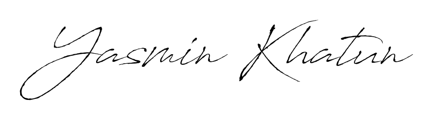 Turn your name Yasmin Khatun into a signature brand with Antro_Vectra styling. Download in standard PNG or transparent format anytime. Yasmin Khatun signature style 6 images and pictures png