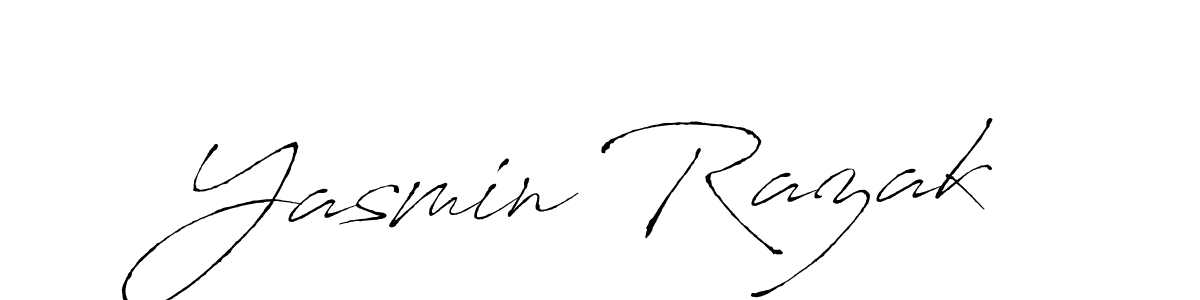 It looks lik you need a new signature style for name Yasmin Razak. Design unique handwritten (Antro_Vectra) signature with our free signature maker in just a few clicks. Yasmin Razak signature style 6 images and pictures png