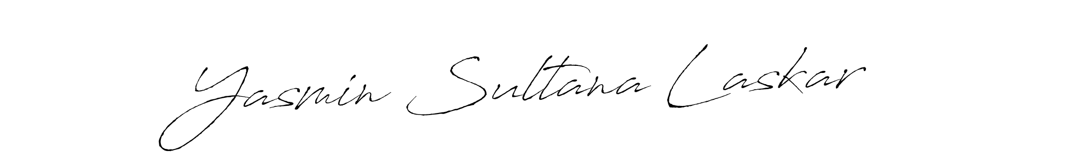 It looks lik you need a new signature style for name Yasmin Sultana Laskar. Design unique handwritten (Antro_Vectra) signature with our free signature maker in just a few clicks. Yasmin Sultana Laskar signature style 6 images and pictures png