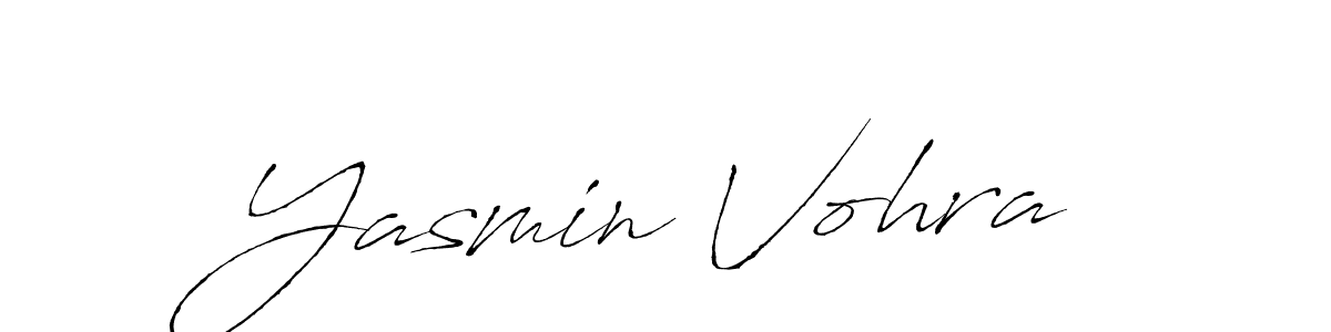 Antro_Vectra is a professional signature style that is perfect for those who want to add a touch of class to their signature. It is also a great choice for those who want to make their signature more unique. Get Yasmin Vohra name to fancy signature for free. Yasmin Vohra signature style 6 images and pictures png