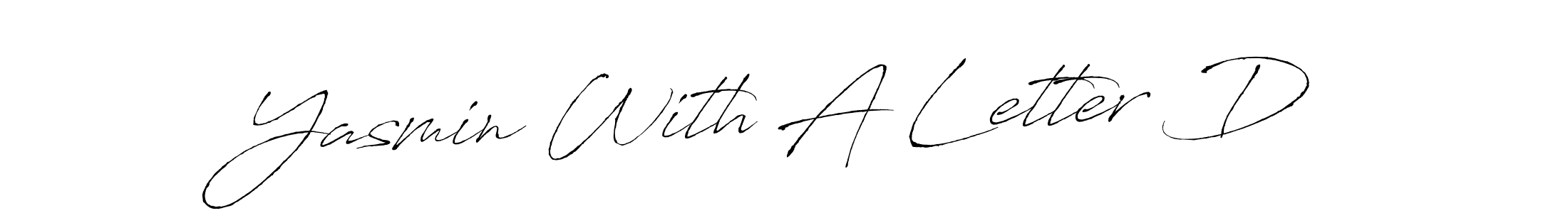 Antro_Vectra is a professional signature style that is perfect for those who want to add a touch of class to their signature. It is also a great choice for those who want to make their signature more unique. Get Yasmin With A Letter D name to fancy signature for free. Yasmin With A Letter D signature style 6 images and pictures png