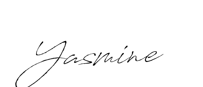 Design your own signature with our free online signature maker. With this signature software, you can create a handwritten (Antro_Vectra) signature for name Yasmine. Yasmine signature style 6 images and pictures png