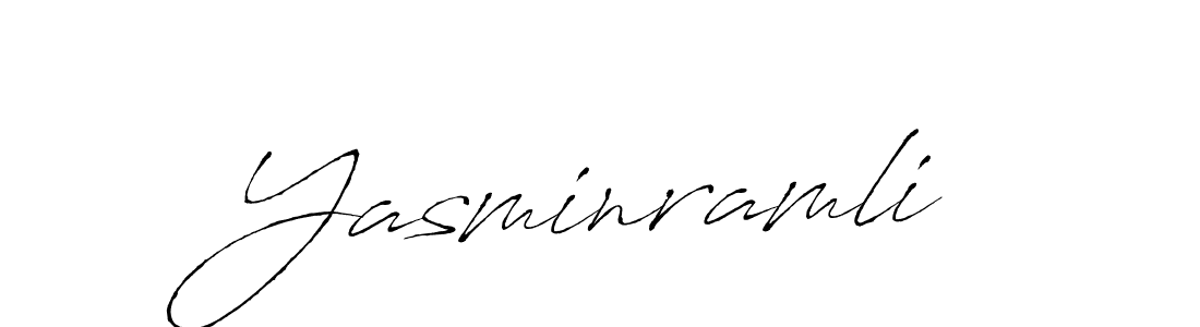 Also You can easily find your signature by using the search form. We will create Yasminramli name handwritten signature images for you free of cost using Antro_Vectra sign style. Yasminramli signature style 6 images and pictures png