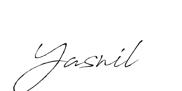 if you are searching for the best signature style for your name Yasnil. so please give up your signature search. here we have designed multiple signature styles  using Antro_Vectra. Yasnil signature style 6 images and pictures png