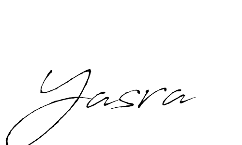 Design your own signature with our free online signature maker. With this signature software, you can create a handwritten (Antro_Vectra) signature for name Yasra. Yasra signature style 6 images and pictures png