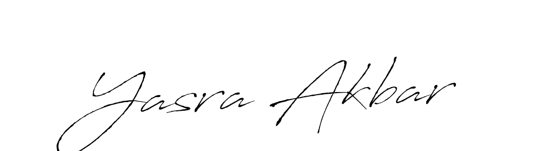 Design your own signature with our free online signature maker. With this signature software, you can create a handwritten (Antro_Vectra) signature for name Yasra Akbar. Yasra Akbar signature style 6 images and pictures png