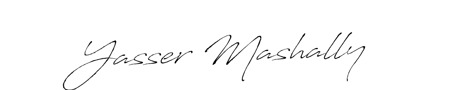 Also we have Yasser Mashally name is the best signature style. Create professional handwritten signature collection using Antro_Vectra autograph style. Yasser Mashally signature style 6 images and pictures png