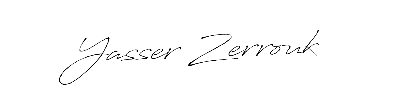 It looks lik you need a new signature style for name Yasser Zerrouk. Design unique handwritten (Antro_Vectra) signature with our free signature maker in just a few clicks. Yasser Zerrouk signature style 6 images and pictures png