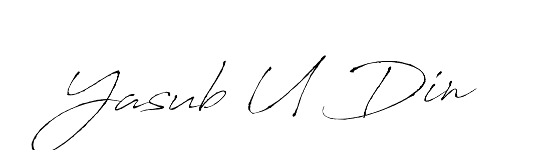 This is the best signature style for the Yasub U Din name. Also you like these signature font (Antro_Vectra). Mix name signature. Yasub U Din signature style 6 images and pictures png