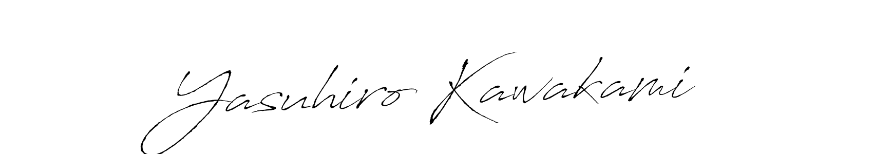 Make a beautiful signature design for name Yasuhiro Kawakami. Use this online signature maker to create a handwritten signature for free. Yasuhiro Kawakami signature style 6 images and pictures png