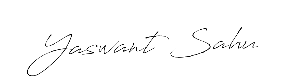 The best way (Antro_Vectra) to make a short signature is to pick only two or three words in your name. The name Yaswant Sahu include a total of six letters. For converting this name. Yaswant Sahu signature style 6 images and pictures png