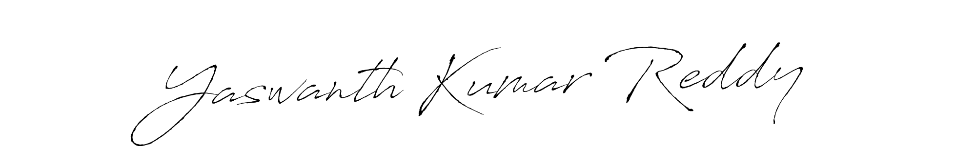 How to make Yaswanth Kumar Reddy name signature. Use Antro_Vectra style for creating short signs online. This is the latest handwritten sign. Yaswanth Kumar Reddy signature style 6 images and pictures png