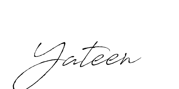 Yateen stylish signature style. Best Handwritten Sign (Antro_Vectra) for my name. Handwritten Signature Collection Ideas for my name Yateen. Yateen signature style 6 images and pictures png