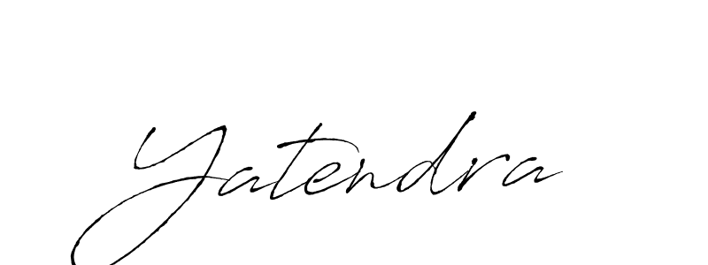 Create a beautiful signature design for name Yatendra. With this signature (Antro_Vectra) fonts, you can make a handwritten signature for free. Yatendra signature style 6 images and pictures png