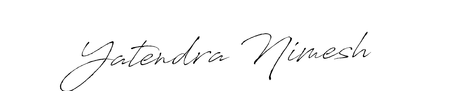 The best way (Antro_Vectra) to make a short signature is to pick only two or three words in your name. The name Yatendra Nimesh include a total of six letters. For converting this name. Yatendra Nimesh signature style 6 images and pictures png