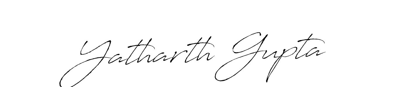 The best way (Antro_Vectra) to make a short signature is to pick only two or three words in your name. The name Yatharth Gupta include a total of six letters. For converting this name. Yatharth Gupta signature style 6 images and pictures png