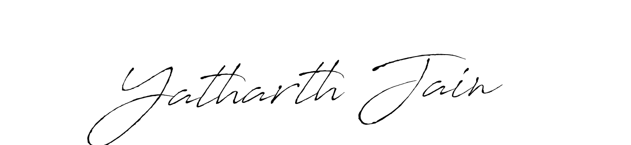 Also You can easily find your signature by using the search form. We will create Yatharth Jain name handwritten signature images for you free of cost using Antro_Vectra sign style. Yatharth Jain signature style 6 images and pictures png