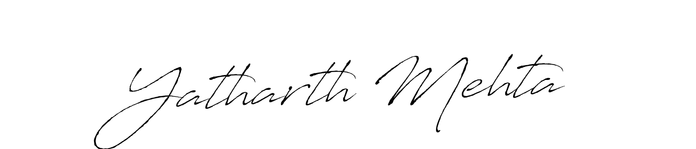 Use a signature maker to create a handwritten signature online. With this signature software, you can design (Antro_Vectra) your own signature for name Yatharth Mehta. Yatharth Mehta signature style 6 images and pictures png