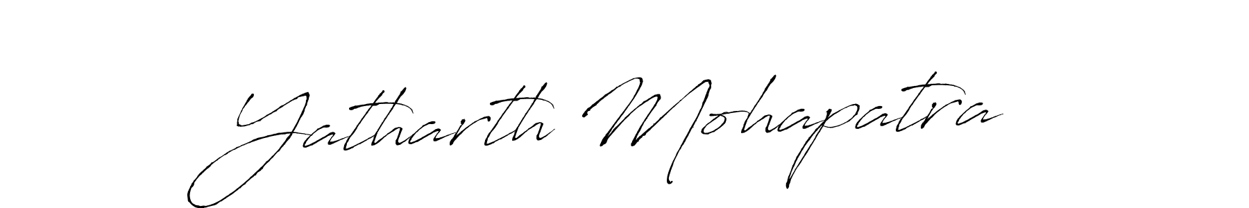 Yatharth Mohapatra stylish signature style. Best Handwritten Sign (Antro_Vectra) for my name. Handwritten Signature Collection Ideas for my name Yatharth Mohapatra. Yatharth Mohapatra signature style 6 images and pictures png