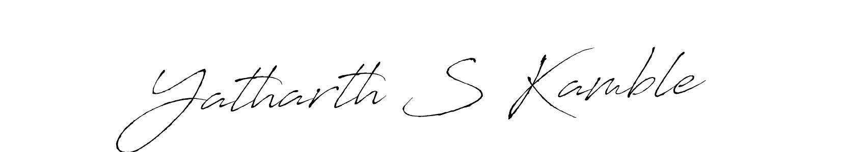 Also You can easily find your signature by using the search form. We will create Yatharth S Kamble name handwritten signature images for you free of cost using Antro_Vectra sign style. Yatharth S Kamble signature style 6 images and pictures png