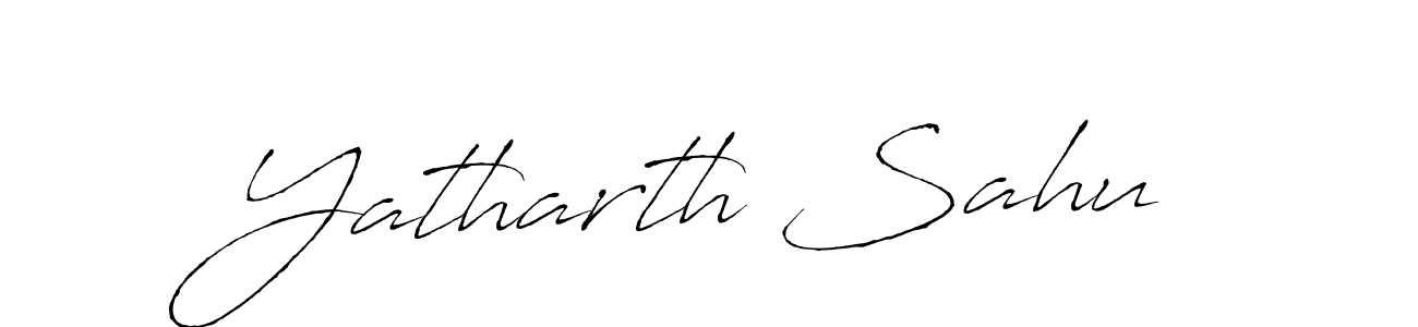 Also we have Yatharth Sahu name is the best signature style. Create professional handwritten signature collection using Antro_Vectra autograph style. Yatharth Sahu signature style 6 images and pictures png