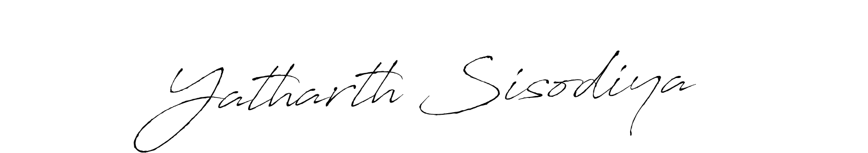 It looks lik you need a new signature style for name Yatharth Sisodiya. Design unique handwritten (Antro_Vectra) signature with our free signature maker in just a few clicks. Yatharth Sisodiya signature style 6 images and pictures png