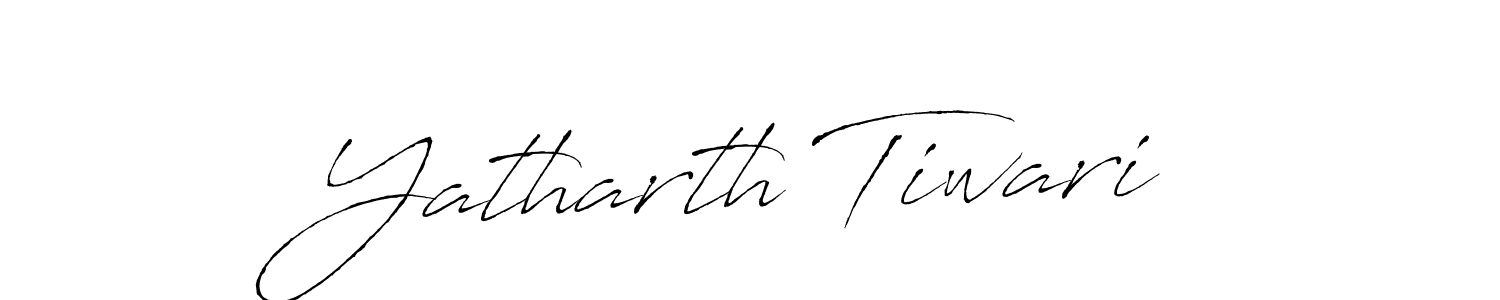 Yatharth Tiwari stylish signature style. Best Handwritten Sign (Antro_Vectra) for my name. Handwritten Signature Collection Ideas for my name Yatharth Tiwari. Yatharth Tiwari signature style 6 images and pictures png