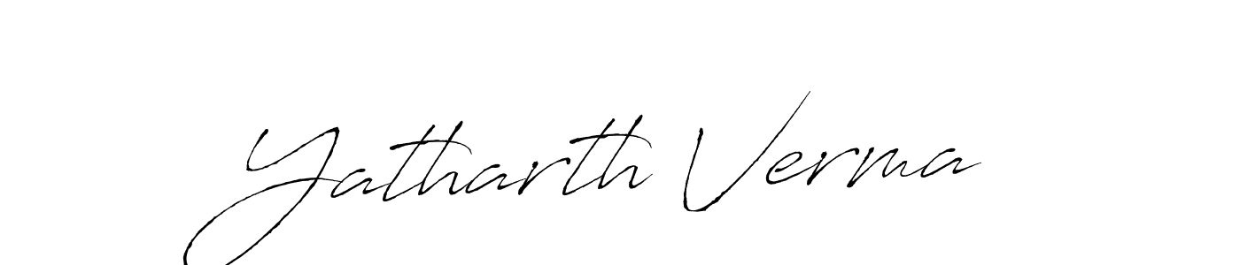 You can use this online signature creator to create a handwritten signature for the name Yatharth Verma. This is the best online autograph maker. Yatharth Verma signature style 6 images and pictures png