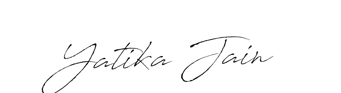 Also You can easily find your signature by using the search form. We will create Yatika Jain name handwritten signature images for you free of cost using Antro_Vectra sign style. Yatika Jain signature style 6 images and pictures png