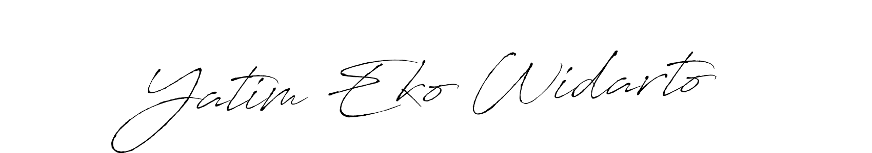 Use a signature maker to create a handwritten signature online. With this signature software, you can design (Antro_Vectra) your own signature for name Yatim Eko Widarto. Yatim Eko Widarto signature style 6 images and pictures png