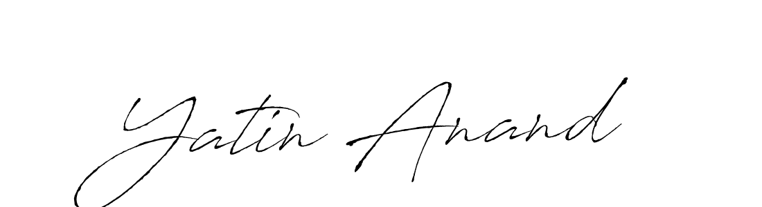 Also we have Yatin Anand name is the best signature style. Create professional handwritten signature collection using Antro_Vectra autograph style. Yatin Anand signature style 6 images and pictures png
